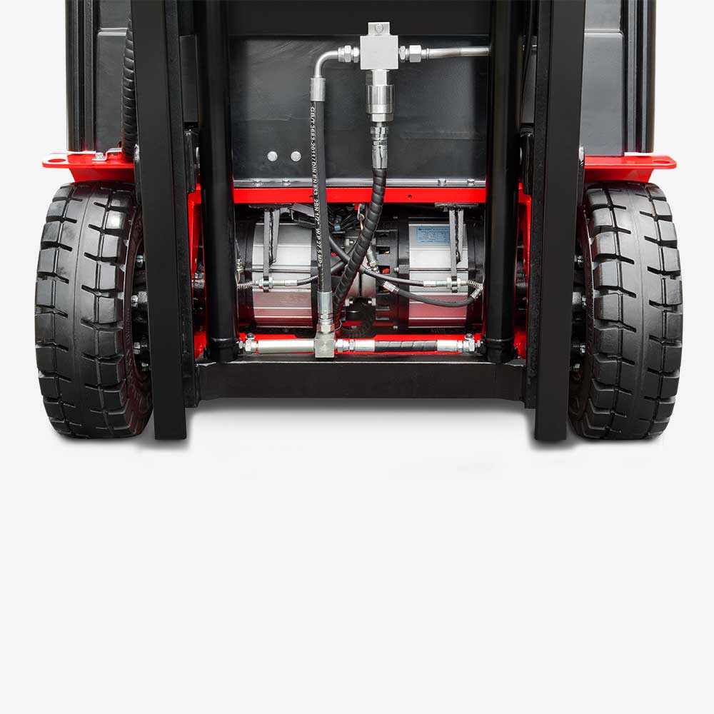 Forklift Front dual separated motors