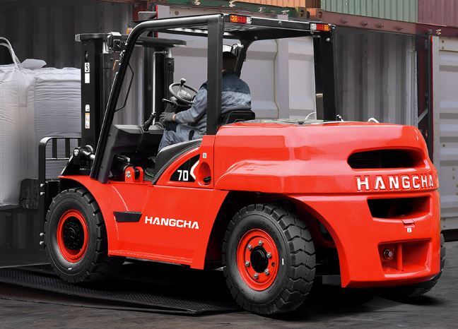 X Series Diesel Forklift Truck for Work in Container