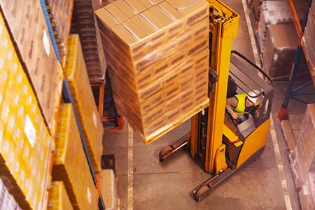 Common forklift accidents: Forklift tip-overs.