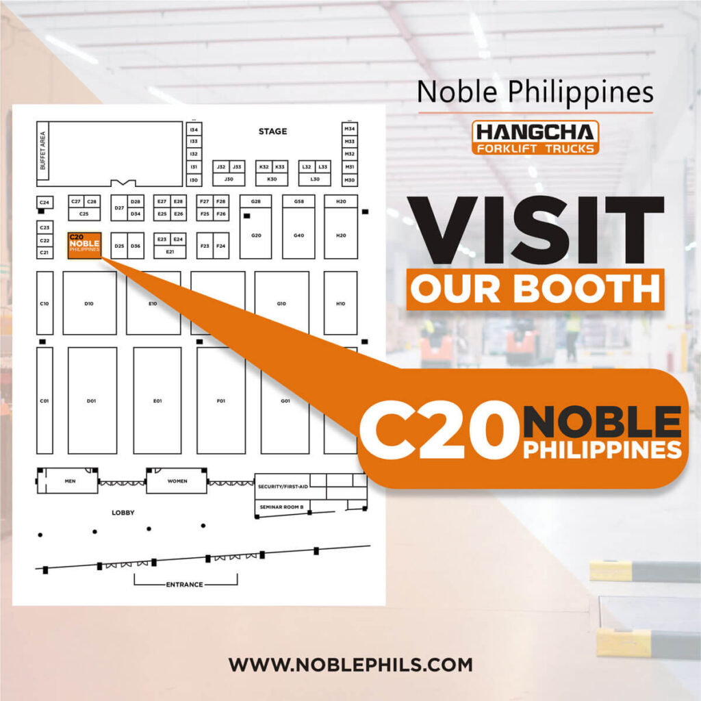 Noble Philippines booth location: 2nd Trading event - Transport and Logistics Event